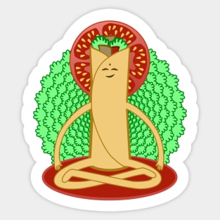 Blissful Taco Sticker